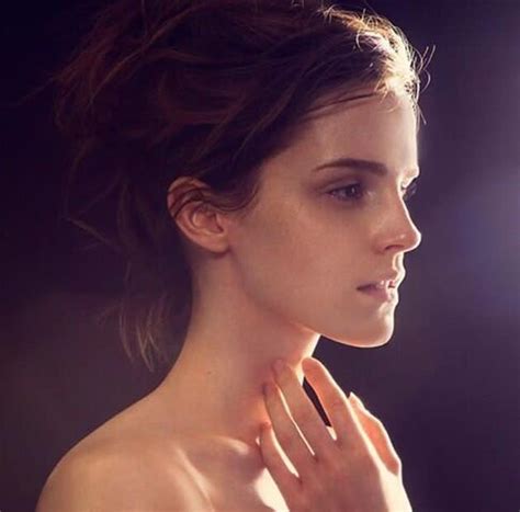 emma watson nu|Harry Potter star Emma Watson poses nude for the environment